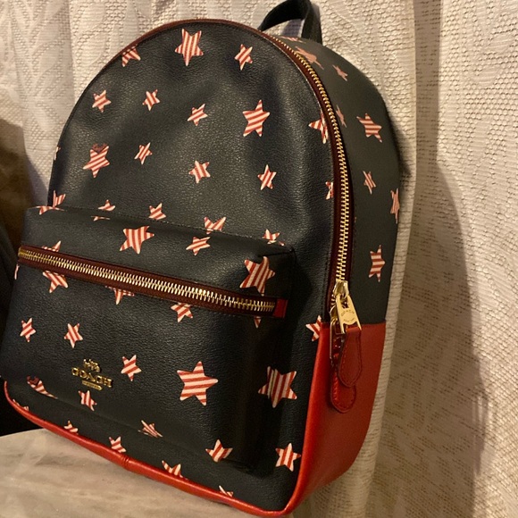 Coach Americana Stars Backpack - Picture 6 of 7